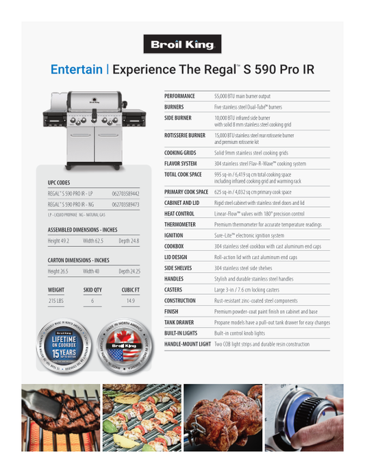 Broil King Regal S 590 Pro IR