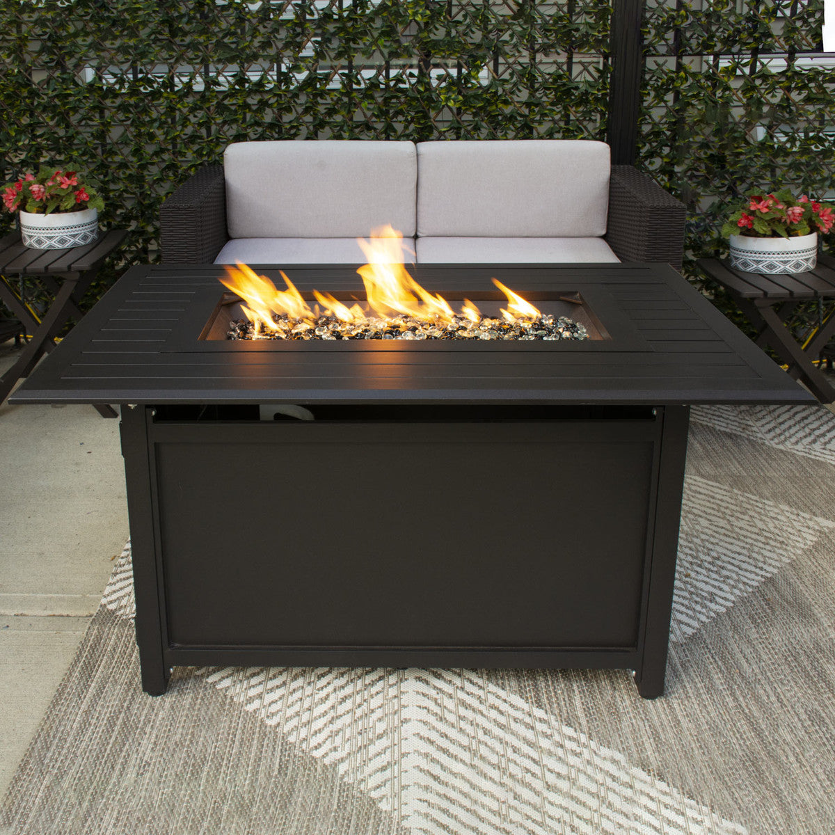 Paramount Fire Table Linear Paramount Gale Aluminum Convertible Fire Table – BBQ Tank Express