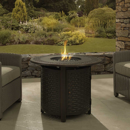 Paramount Isaac Convertible Aluminum Firepit Table