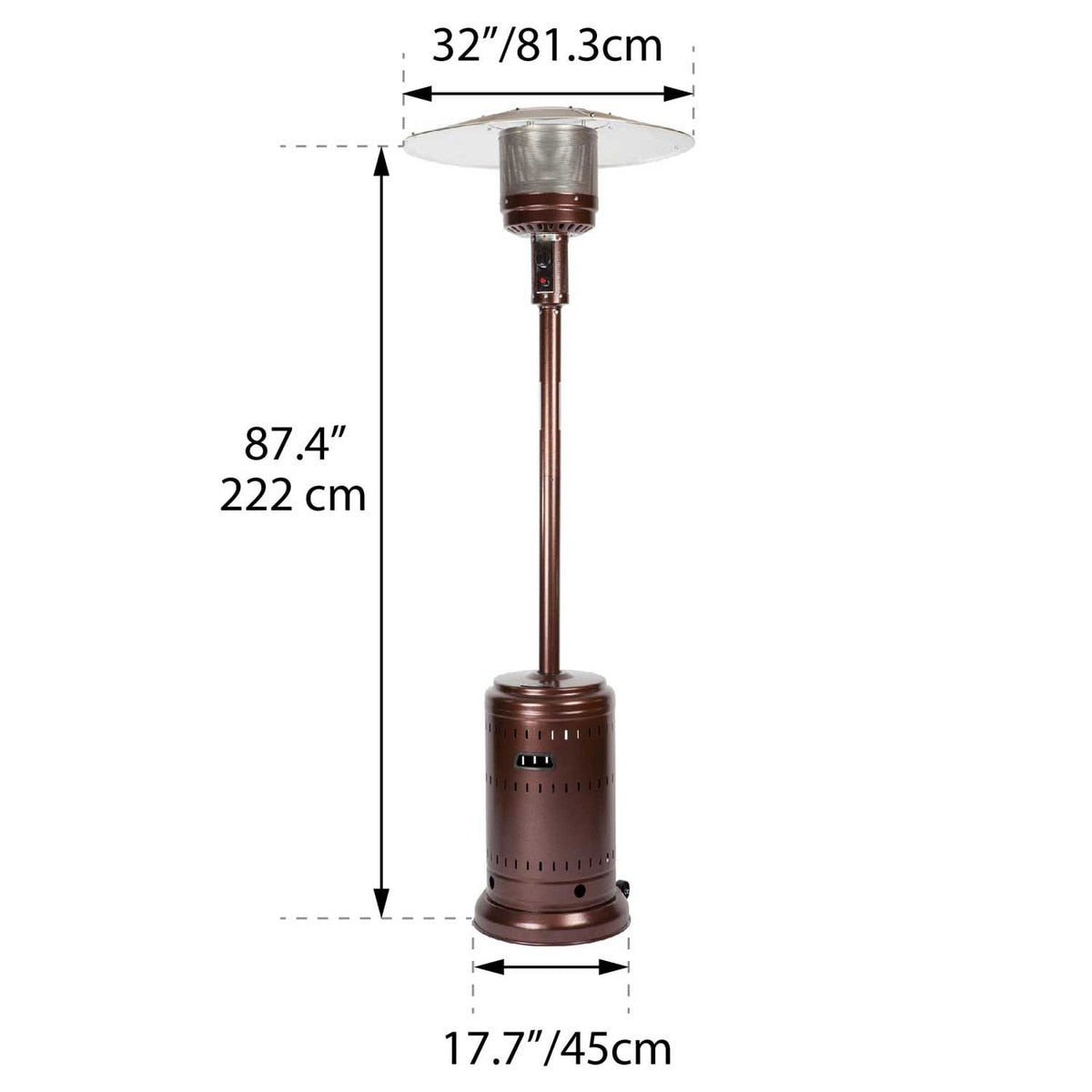 Paramount Patio Heater Bronze