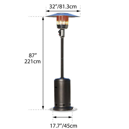 Paramount Patio Heater Mocha