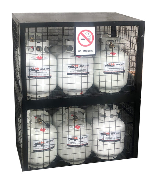 Propane Cylinder Cage - 12 x 20lbs