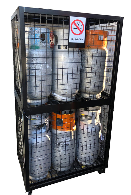 Propane Cylinder Cage - 12 x 33lbs