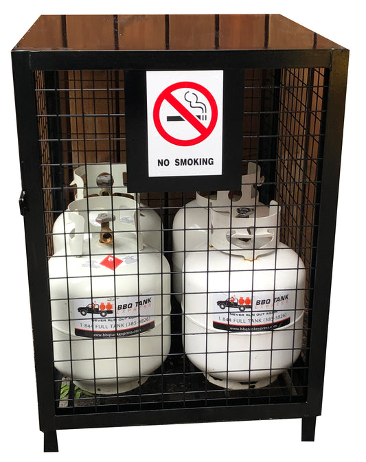 Propane Cylinder Cage - 4 x 33lbs