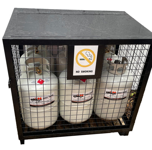 Propane Cylinder Cage - 6 x 33lbs